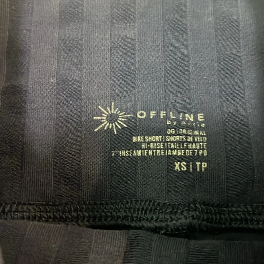 Aerie Blue Bike Shorts with Elastic Waistband - Image 2