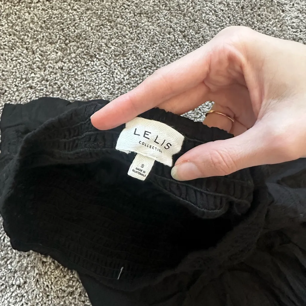 Le Lis Elegant Black Wide-Leg Pants - Image 3