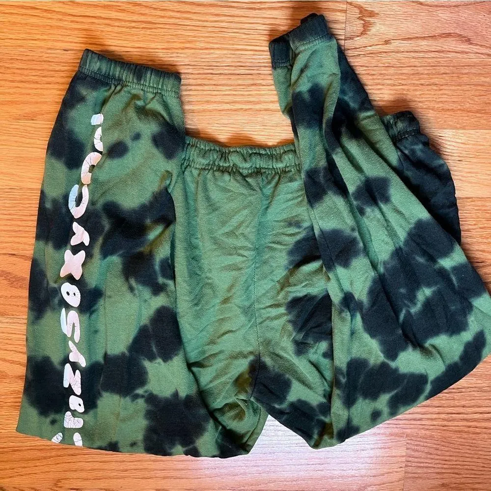 TLC crazy sexy cool world tour sweatpants Green Size M - Image 5