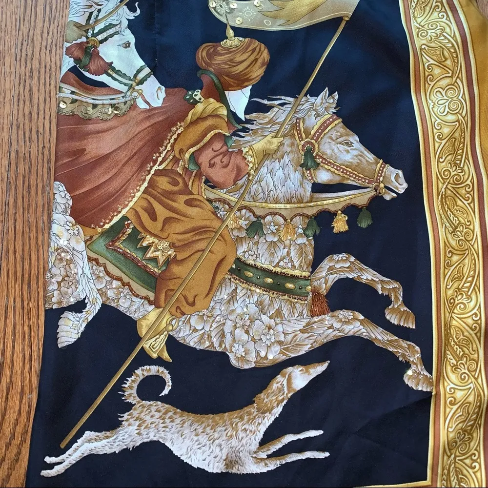 NEW Cynthia Rose Silk Salvatore Ferragamo Scarf Dress size Small - Image 10