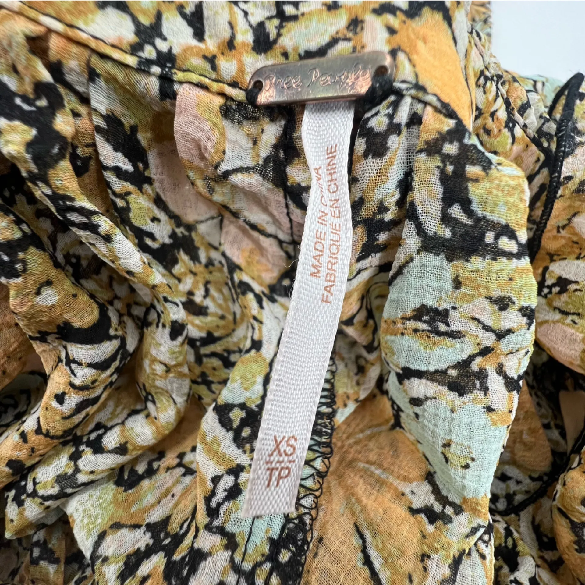 Free People feeling groovy maxi dress floral boho sz XS - Image 6