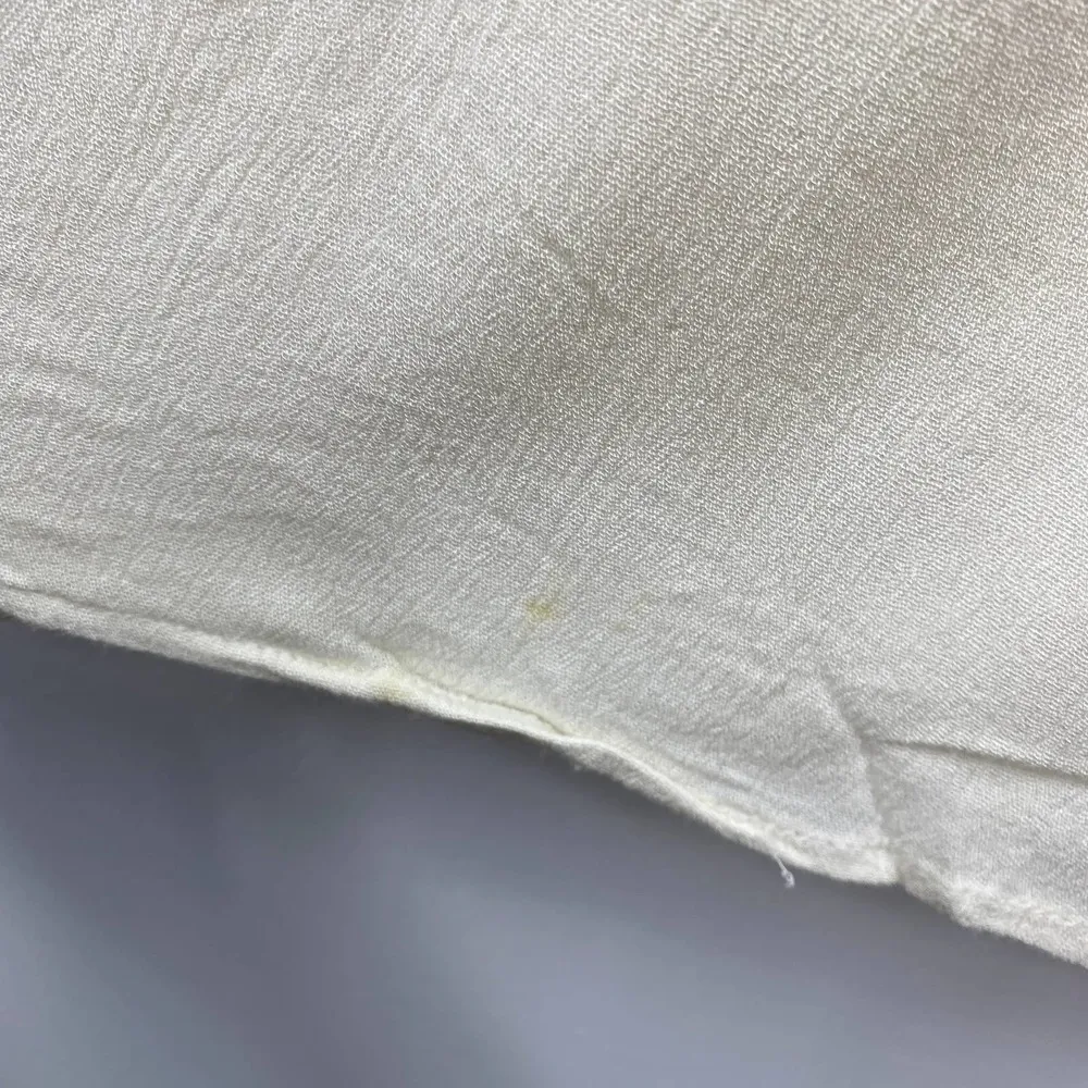 Zanzea Collections Cream Off-White Lace Detail Mini Dress Women's Size Medium M - Image 4