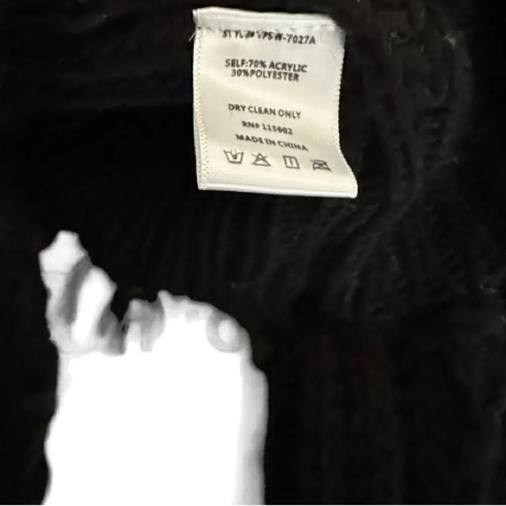 Skylar‎ + Madison Black Distressed Cardigan Sweater - Image 5