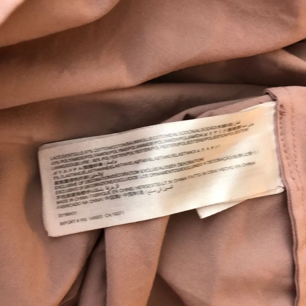 Keepsake Sense Dress Lace Overlay Sleeveless Pink Size 10 - Image 9