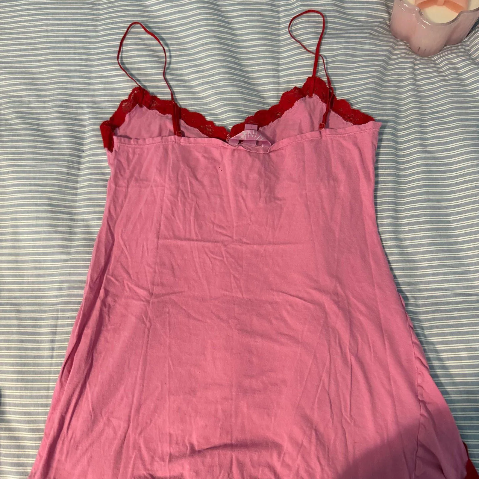 Y2K PINK Victorias Secret Slip Dress Rare - Image 5