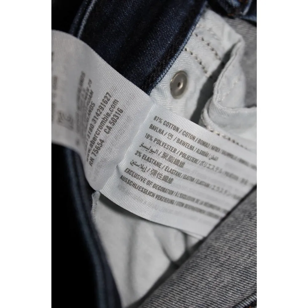 Abercrombie & Fitch Simone High Rise Jean Legging Blue Denim Jeans Size 4 / 27 - Image 4