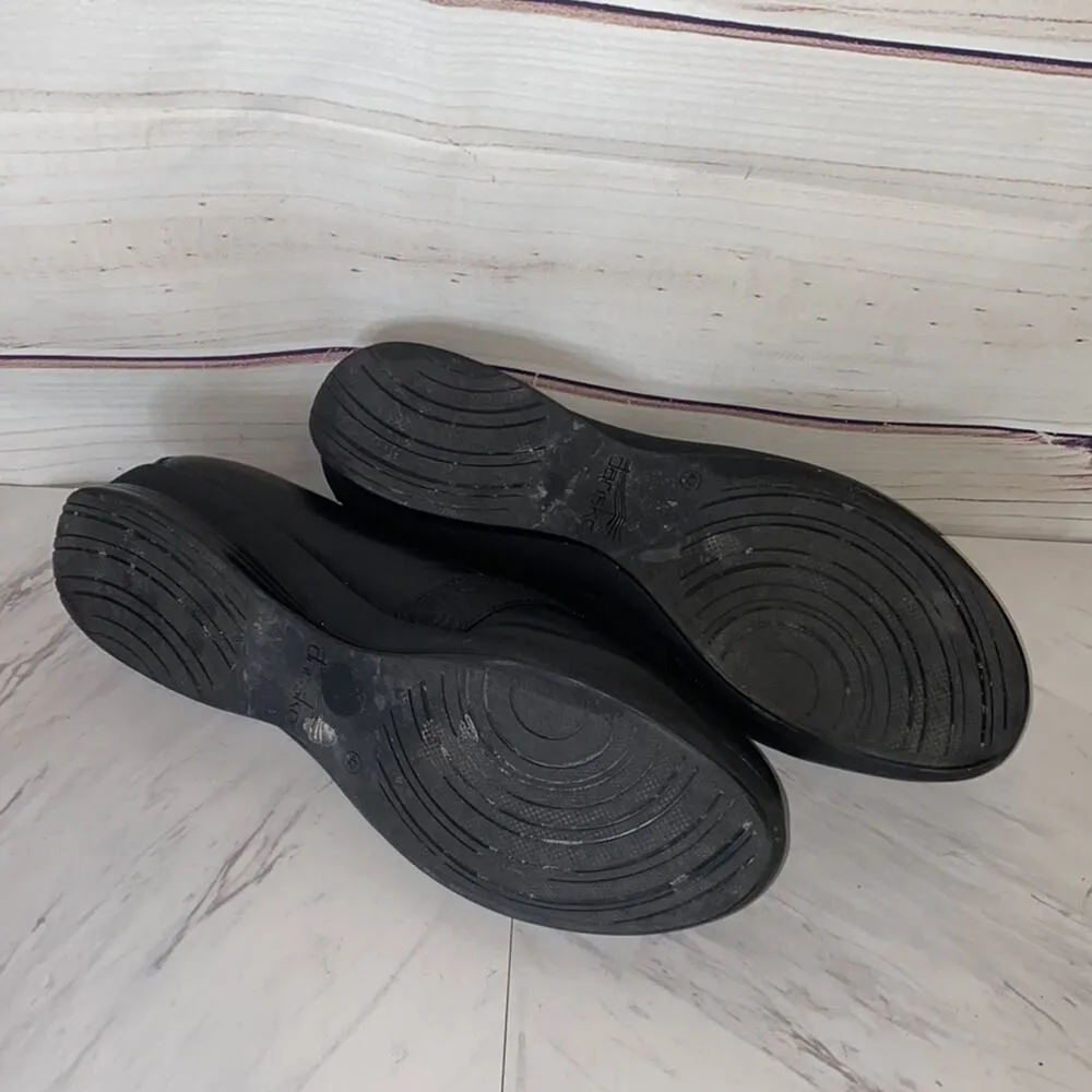 Dansko Black Nappa Leather Addy Slip On Comfort Shoes Size 42 / 12 - Image 11