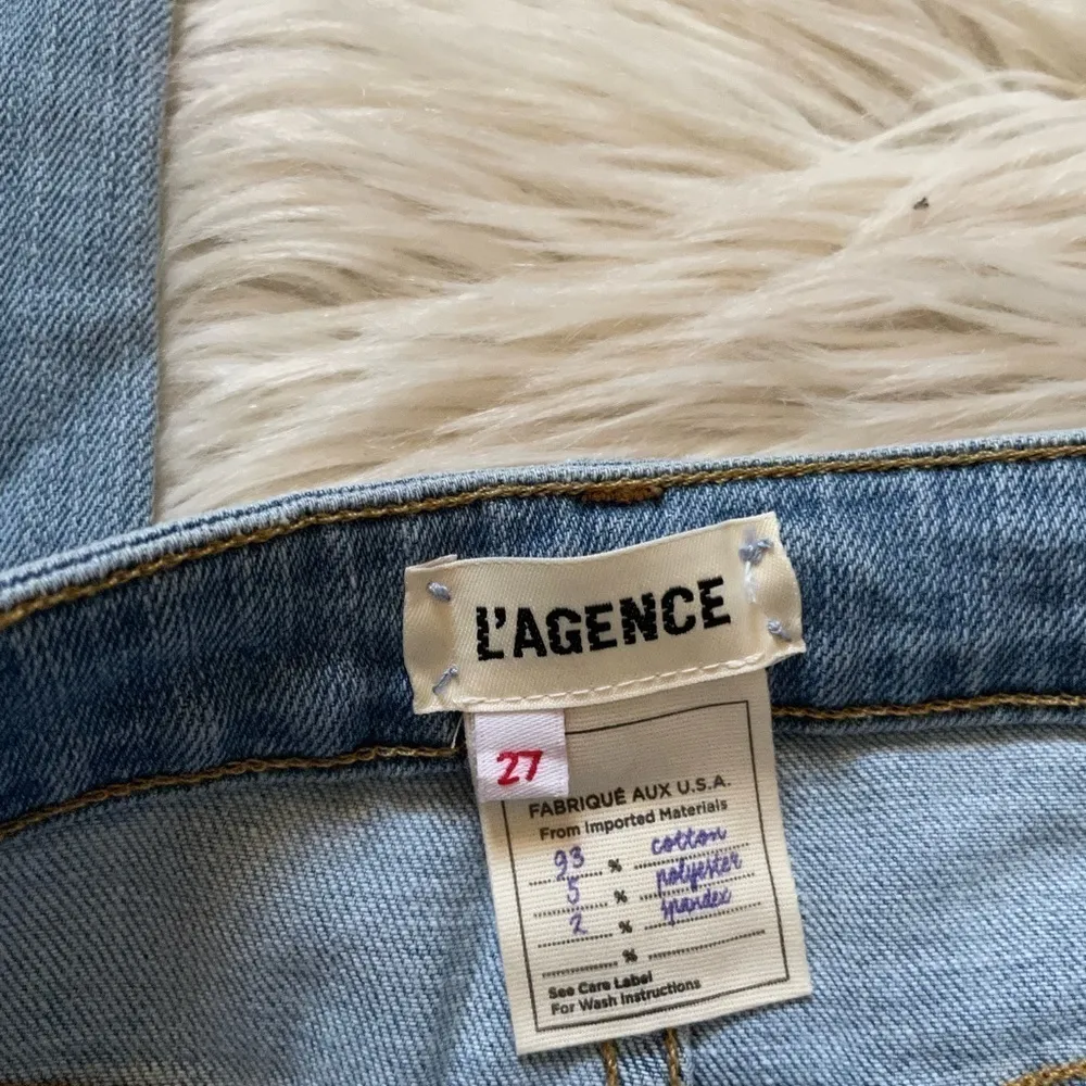 L’AGANCE High Line Distressed High Rise Skinny Jeans - Image 6