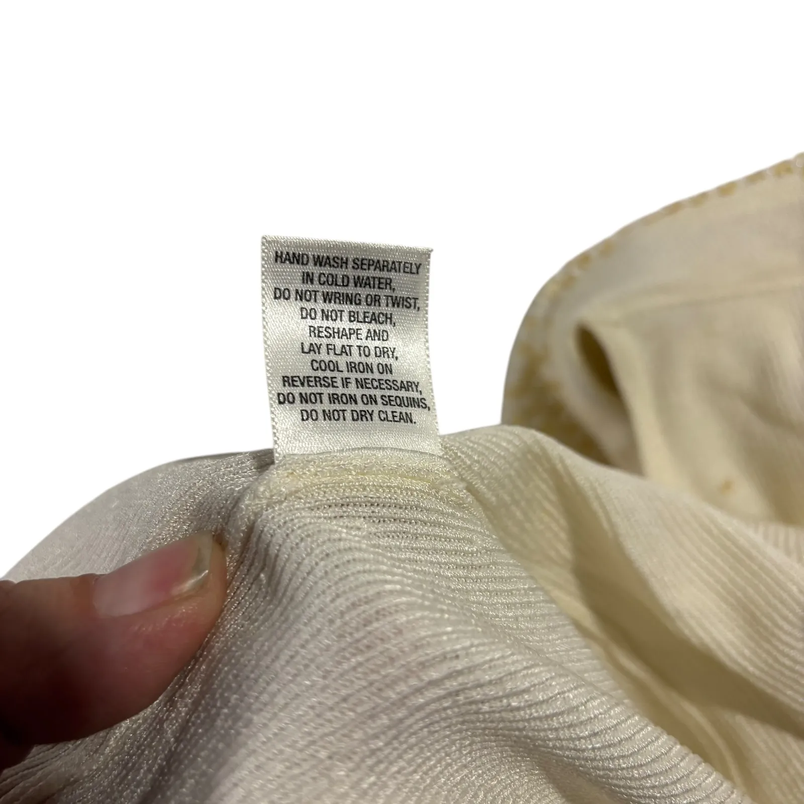 White‎ House Black Market WHBM Sequin Top Off Shoulder Ruffle XS* - Image 8