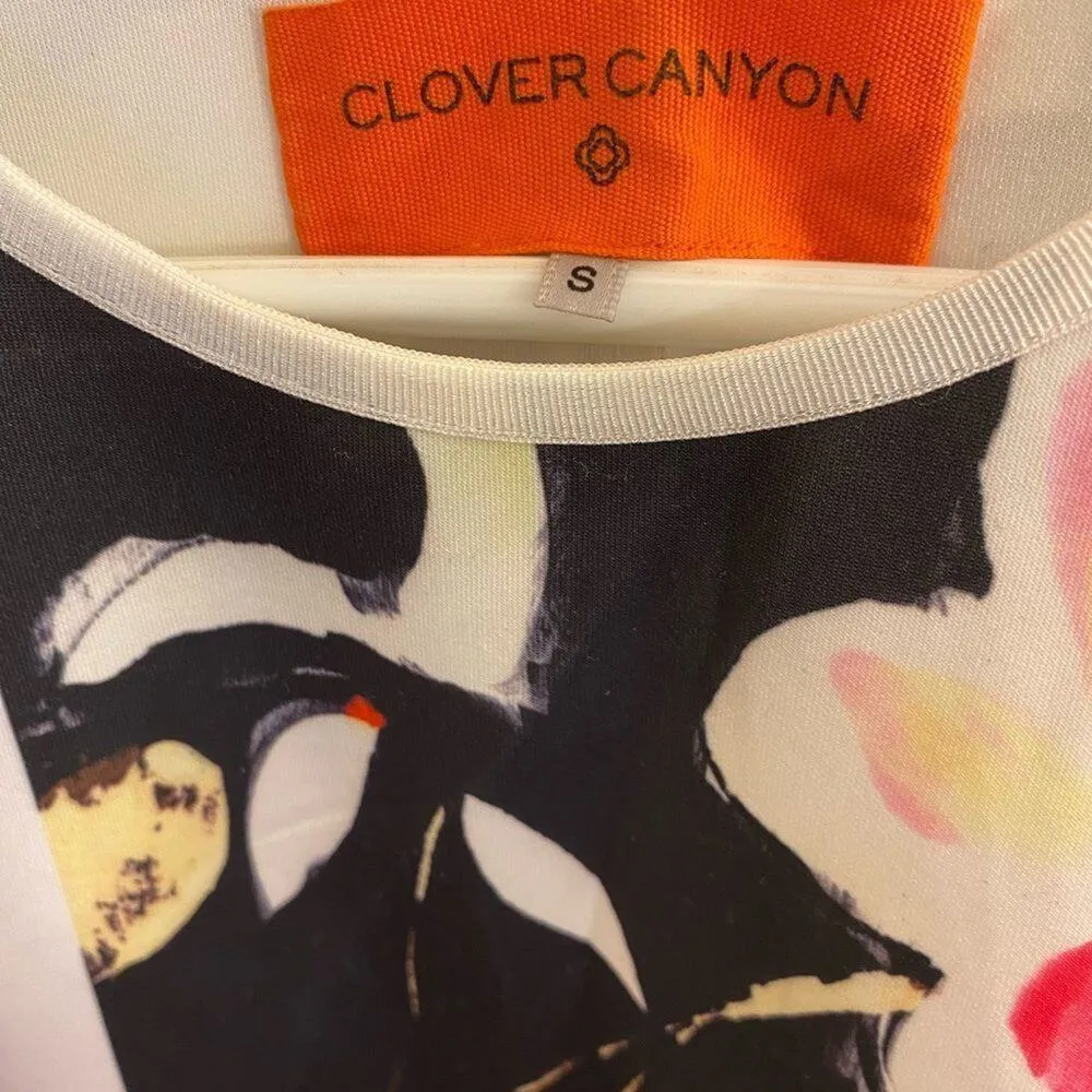 𝅺Clover Canyon Women's Size Small Rainbow Garden Plaid Tank Dress Multicolor - Image 4