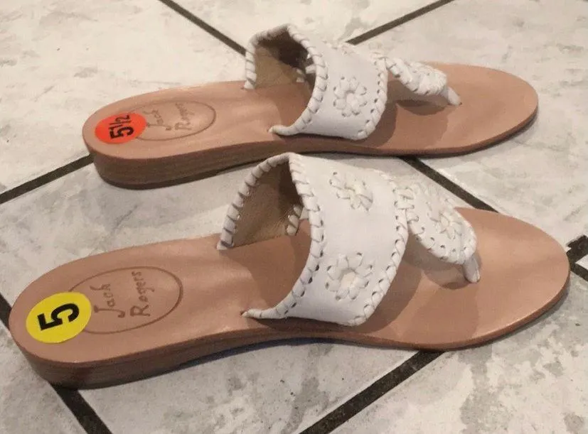 Capri Thong Sandal Leather Demi Wedge - Image 2