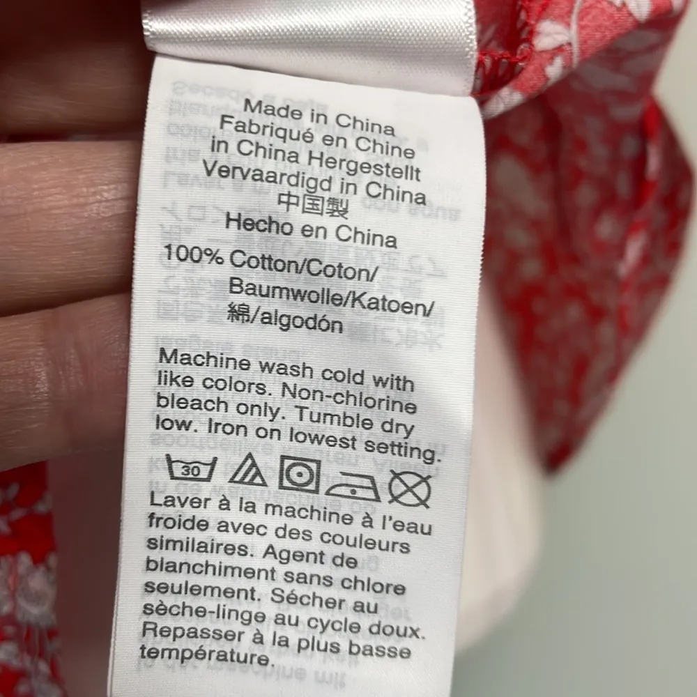 J. Crew Perfect Shirt Liberty London Summer Blooms Collection Floral Blouse 4 - Image 4