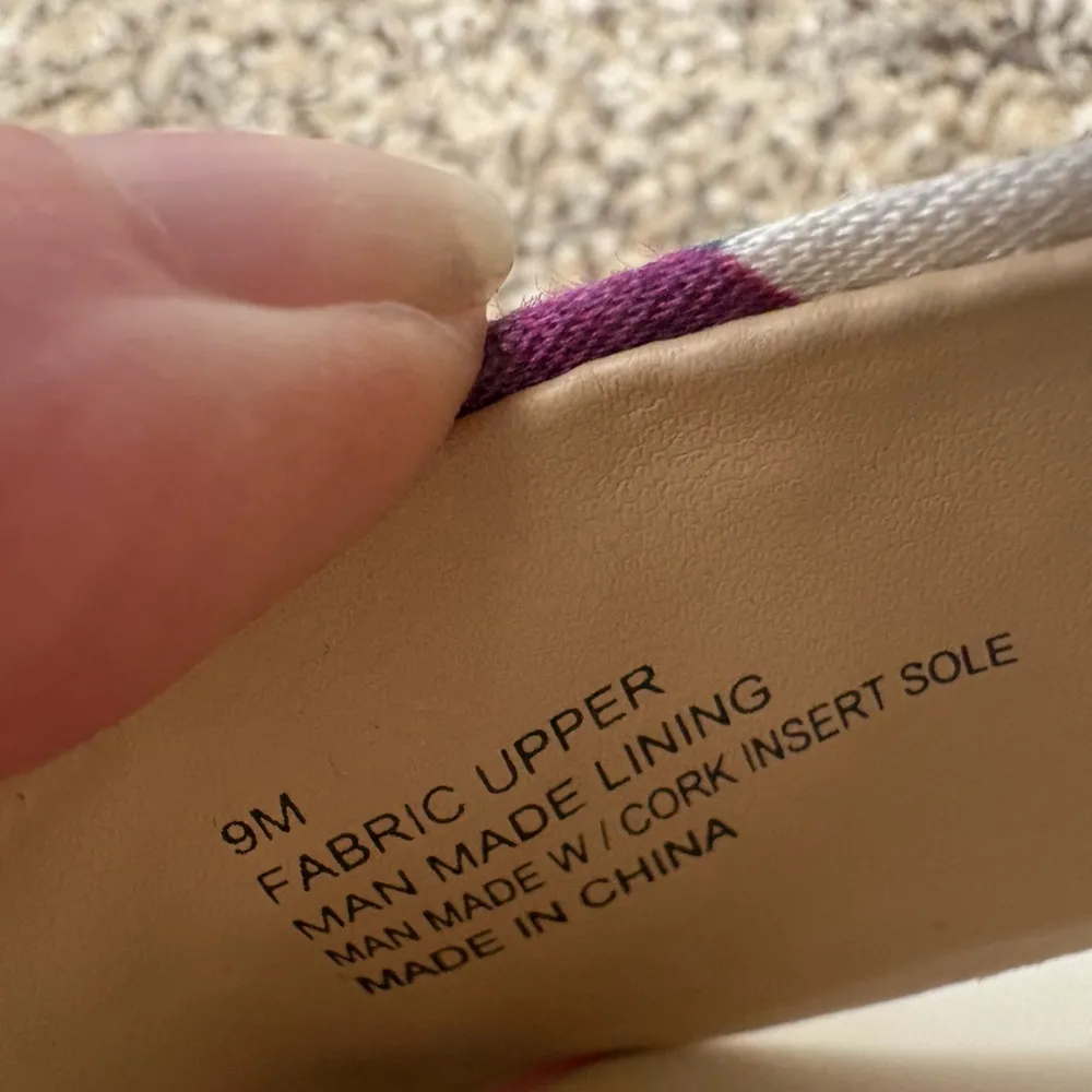 Alex Marie glitter crystal bling flower floral sandal shoes wedge heel strap 9‎ - Image 6