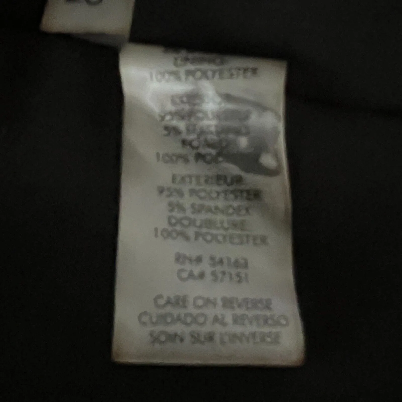 Calvin Klein Shirt Women Large Black Allover Sequin Party Cocktail Holiday Party - Image 8