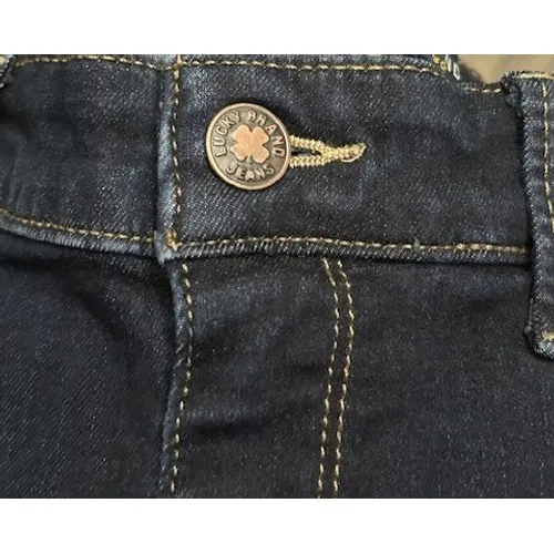 Lucky‎ Brand Size 8/29 Women's Bermuda Shorts Dark Wash Denim Americana Classic - Image 9