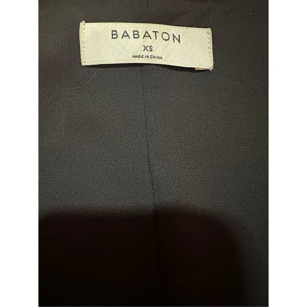 ARITZIA BABATON WALLACE DRESS BLACK Short-sleeve wrap dress sz XS - Image 7