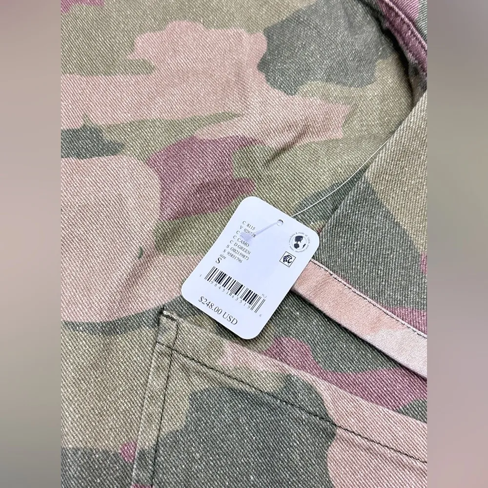 #16 NWT Free People Reversible Camo Jacket in Camo - Image 9