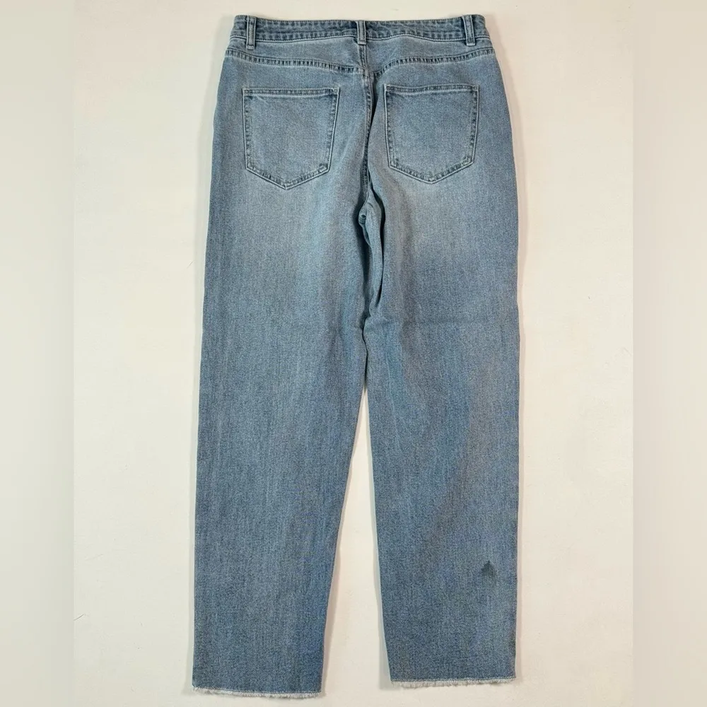 Something Navy Straight Leg Mom Jeans Size 8 - Image 7