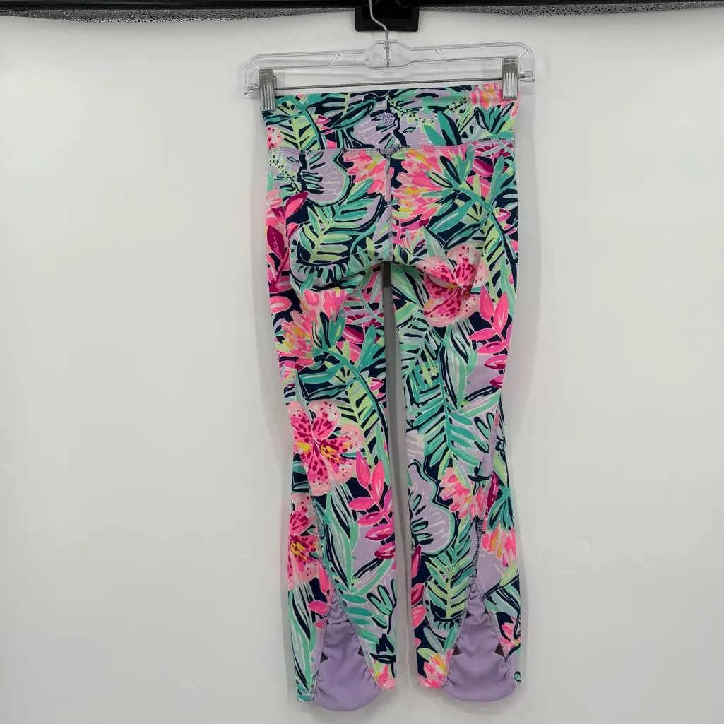 Lily Pulitzer‎ luxetic floral leggings xxs - Image 2
