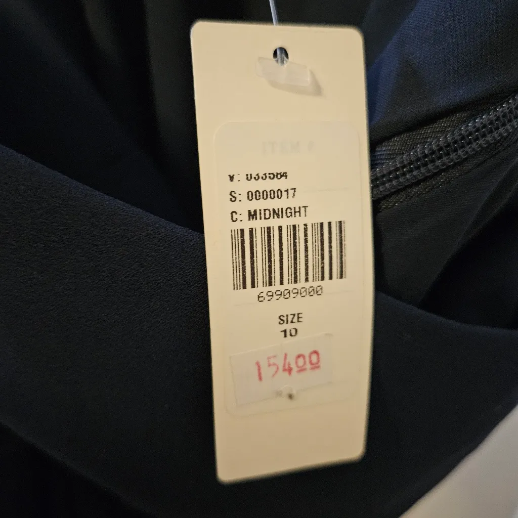 BHLDN Dress Kayleigh Georgette Midnight Blue Anthropologie Long Sleeve Midnight - Image 10