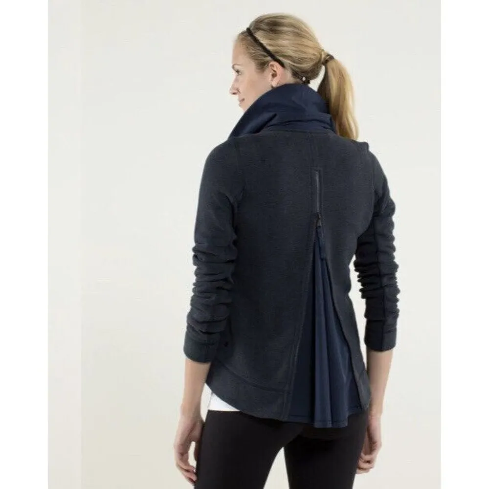 Lululemon Size 6? Small Inkwell Navy Blue En Route Jacket Full Zip - Image 2