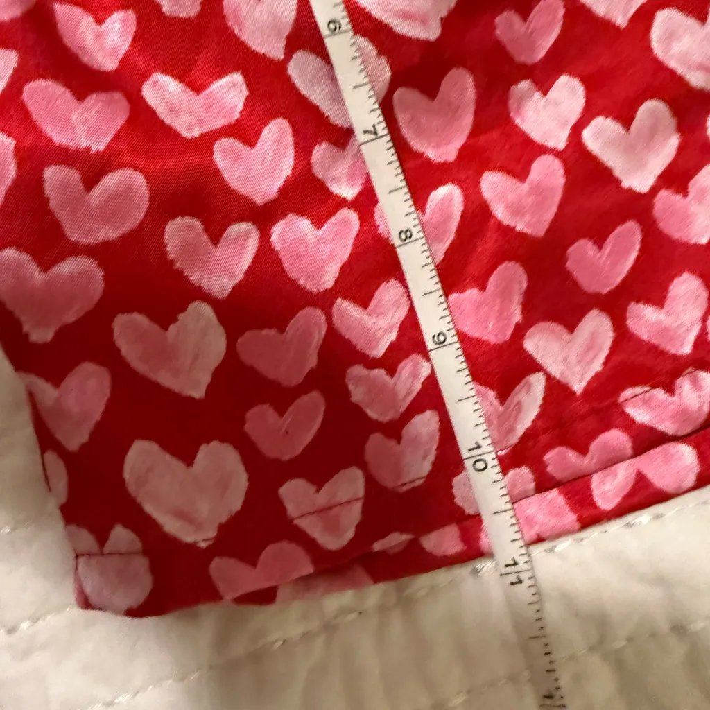 In Bloom by Jonquil Heart Print Satin Pajama Set S - Image 6