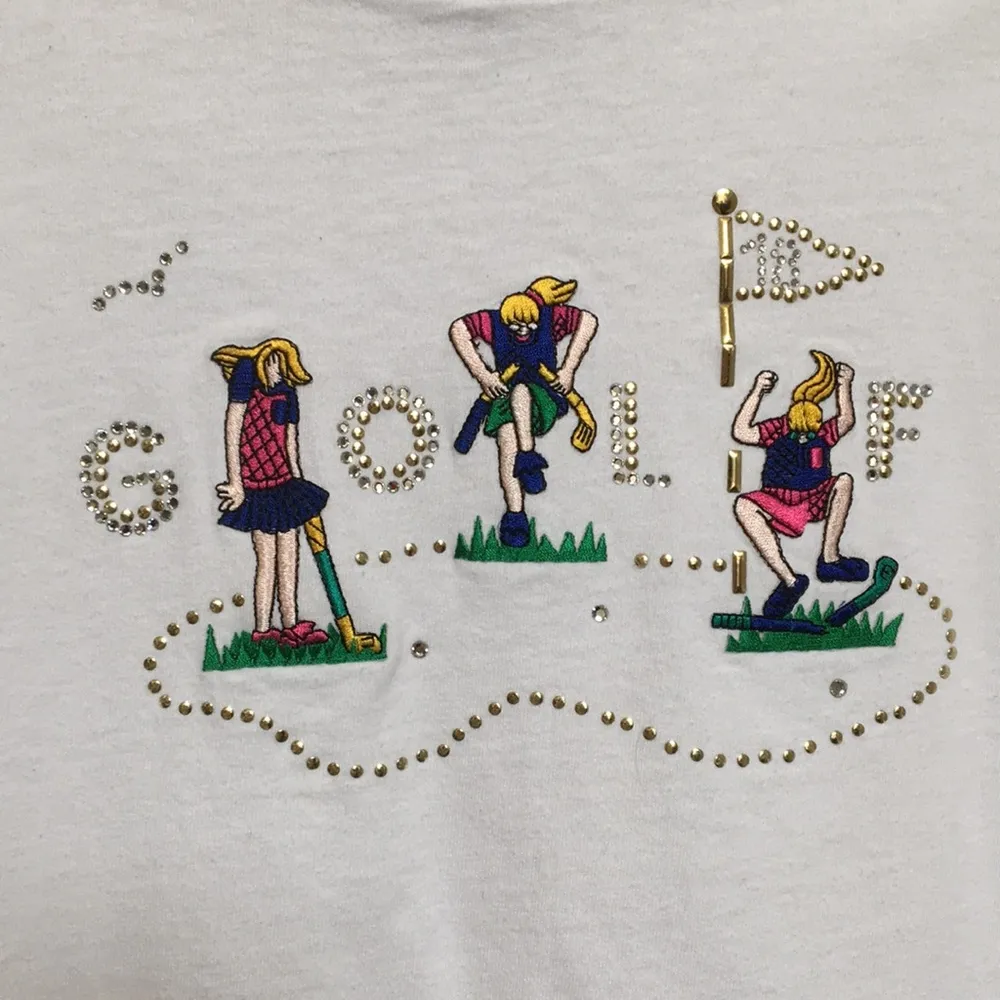 FINAL MARKDOWN Ladies’ Christine Alexander golf tee (M) White Size M - Image 2