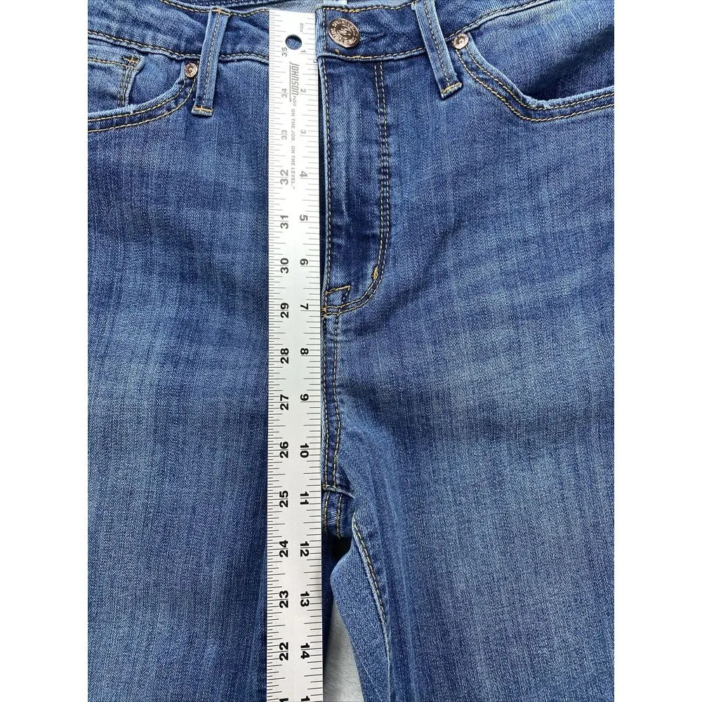 Seven7 Womens Jeans Sz 10 Tower Straight‎ Crop raw hem NWT - Image 5