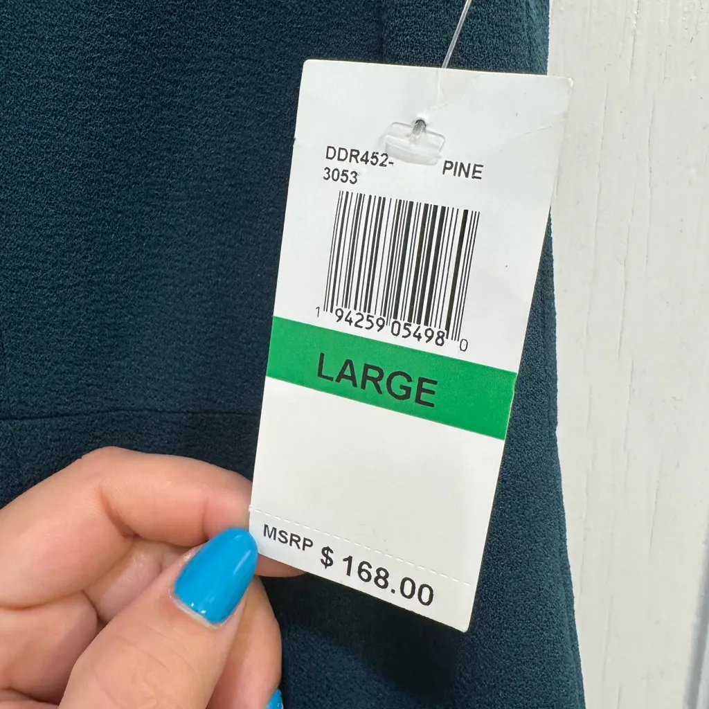 Dress the Population Pine Green Sweetheart Sheath Dress – Size Large – NWT - Image 7