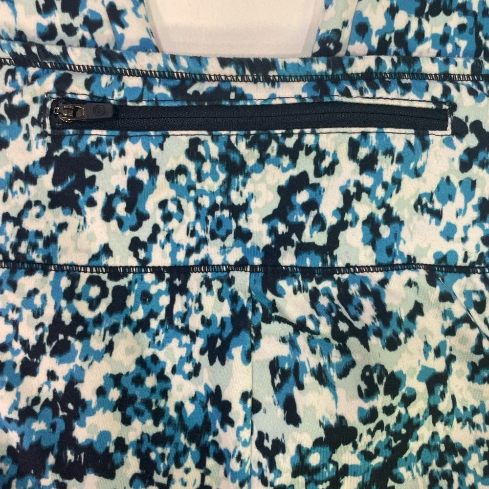 T by Talbots comfort yoga 7/8 active ankle crop high waist zip back pocket - Image 7