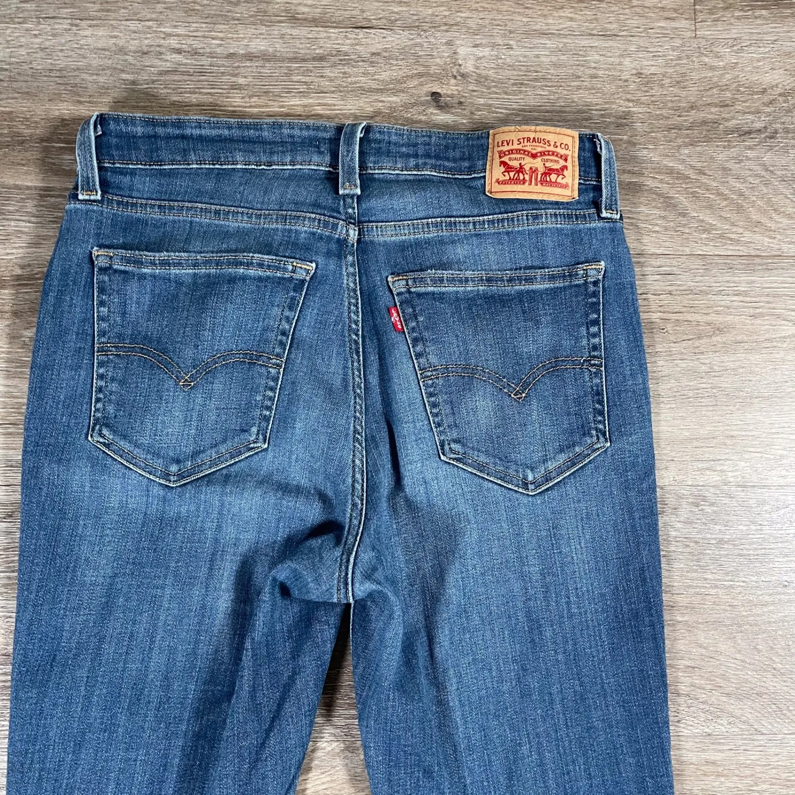 Levi's Women's Jeans 726 Flare Leg Denim Casual‎ Western 30 Blue - Image 10