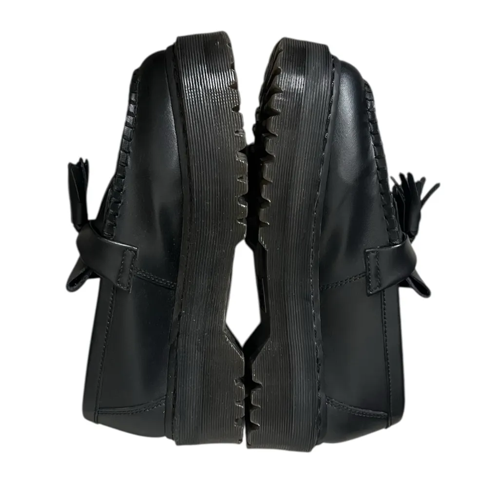 Dr. Martens Adrian Vegan Tassel Loafers Black Platform Quad Women’s 8 Modern - Image 3