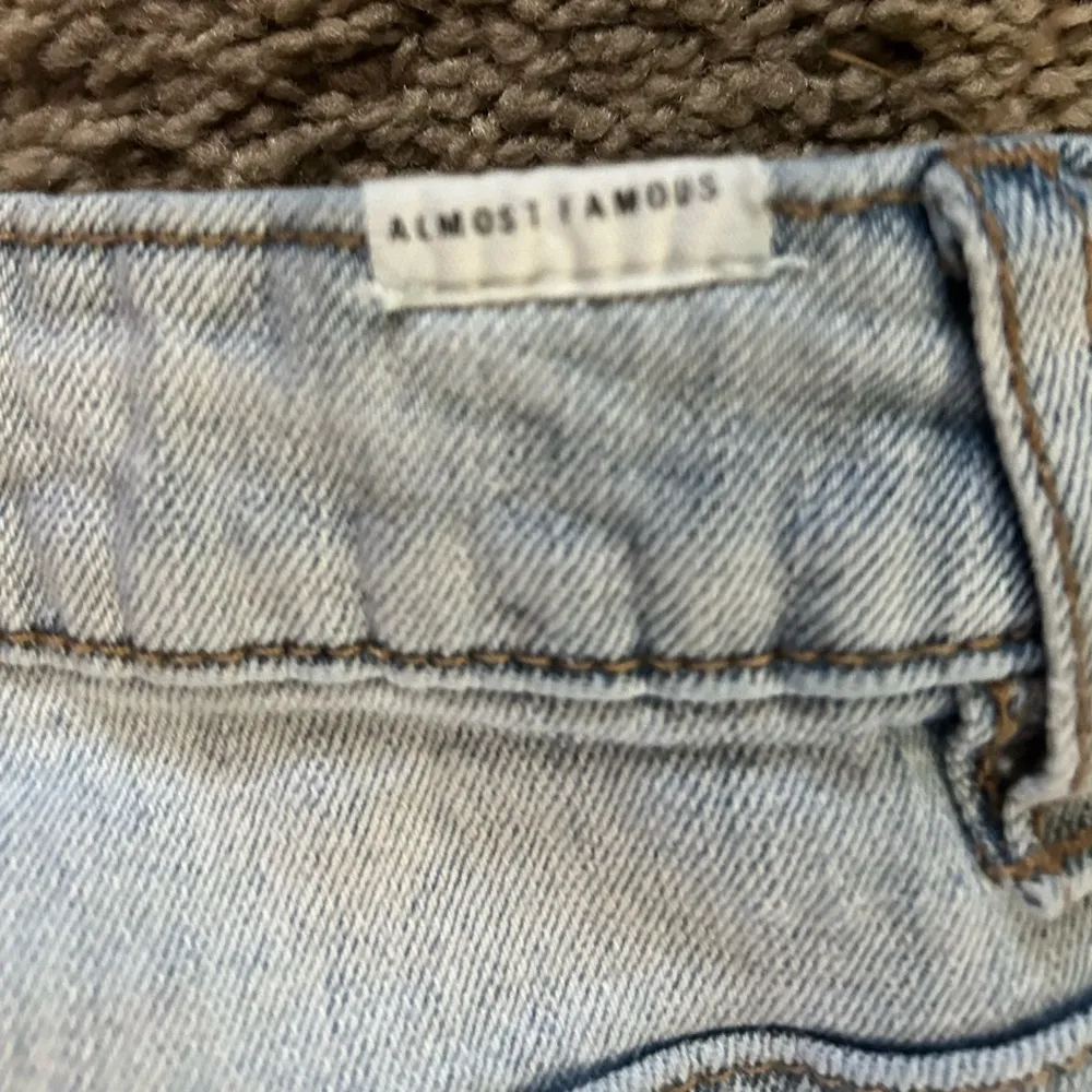 Jean shorts Almost Famous Blue Jean Shorts High-Waisted Distressed 7 - Image 3