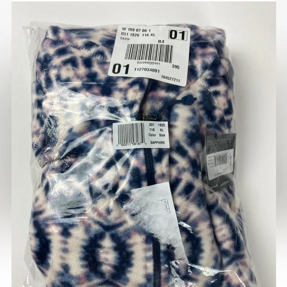 Eddie Bauer Quest 1/4 Zip Pull Over Sapphire Raglan NWT Size XL MSRP $80 - Image 2