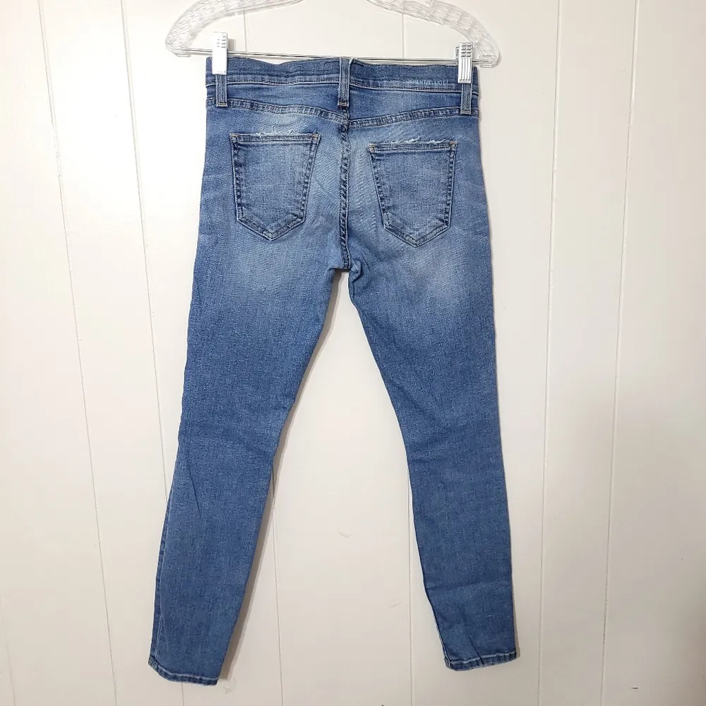 Current/Elliott Medium Wash The Stiletto Powell Skinny Leg Blue Jeans Size 26 - Image 3