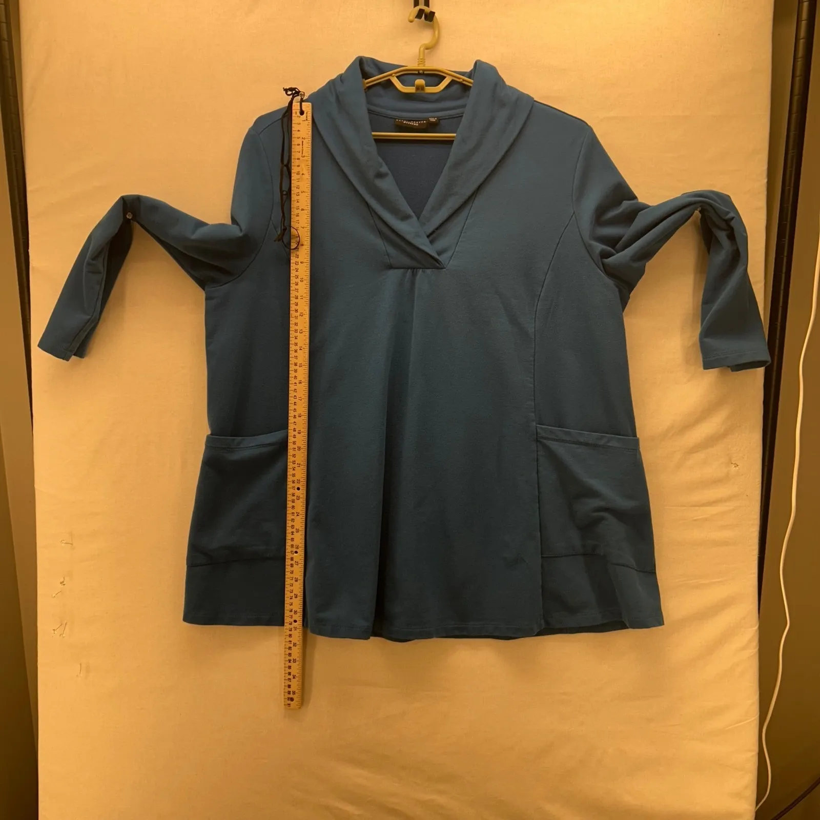 Susan Graver  Tunic Sweater Blue 2X - Image 11