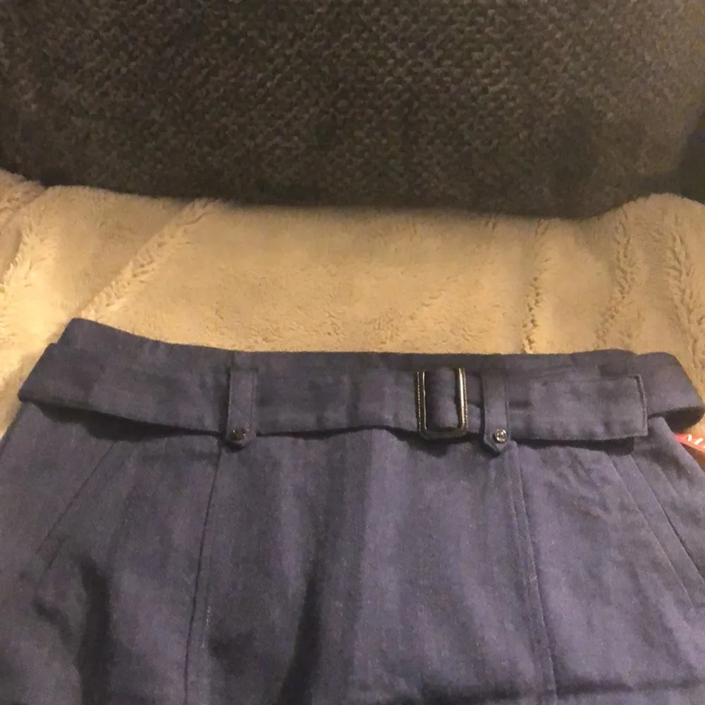 NWT Merona Navy Belted Skirt, size 16 - Image 2