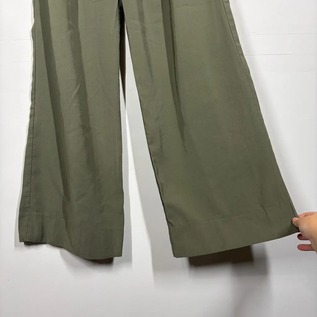 Nonchalant Label Fabi Wide Leg Pant Size Small Green - Image 9