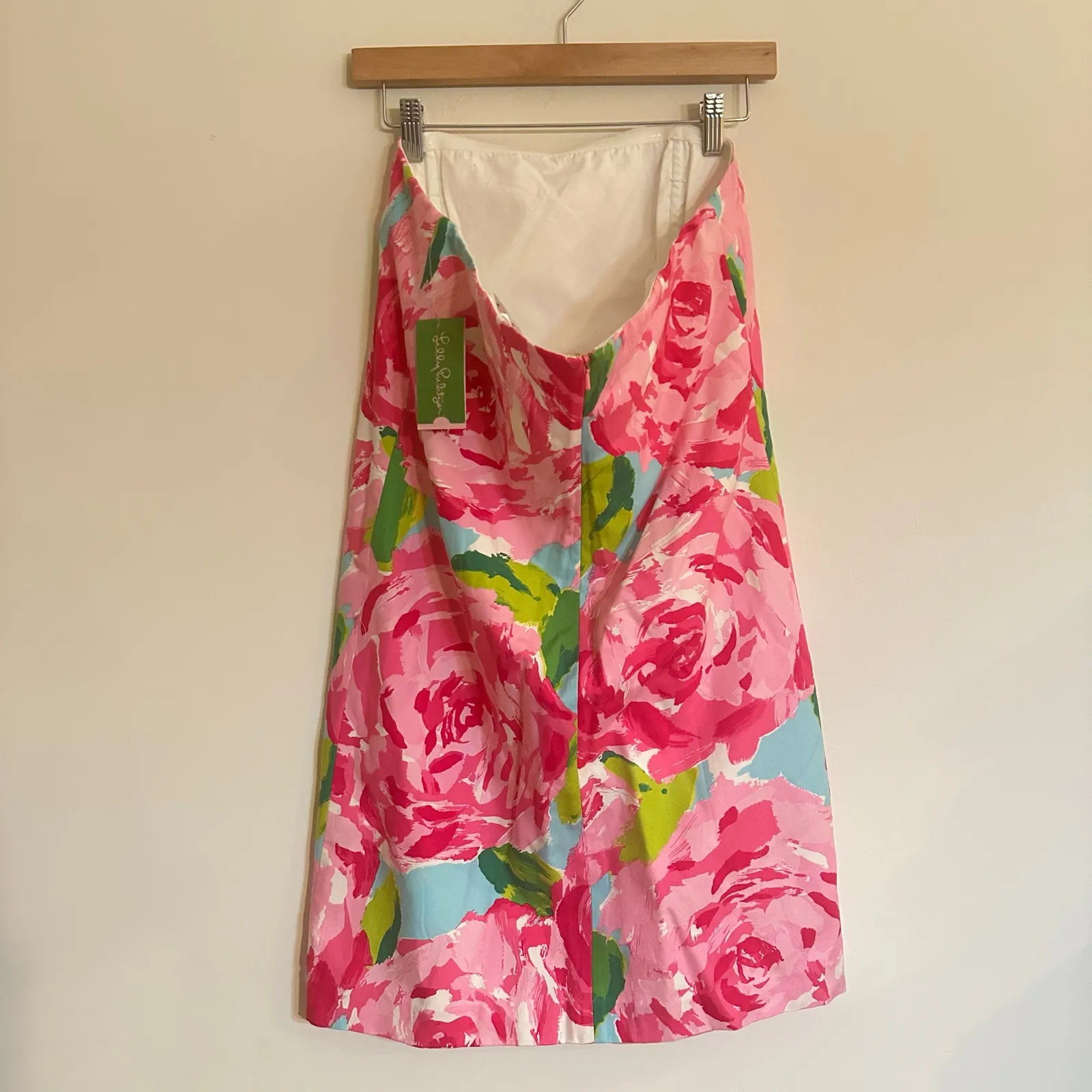 New Lilly Pulitzer Keetan Dress sz 10 Hotty Pink First Impression Print Dress - Image 5