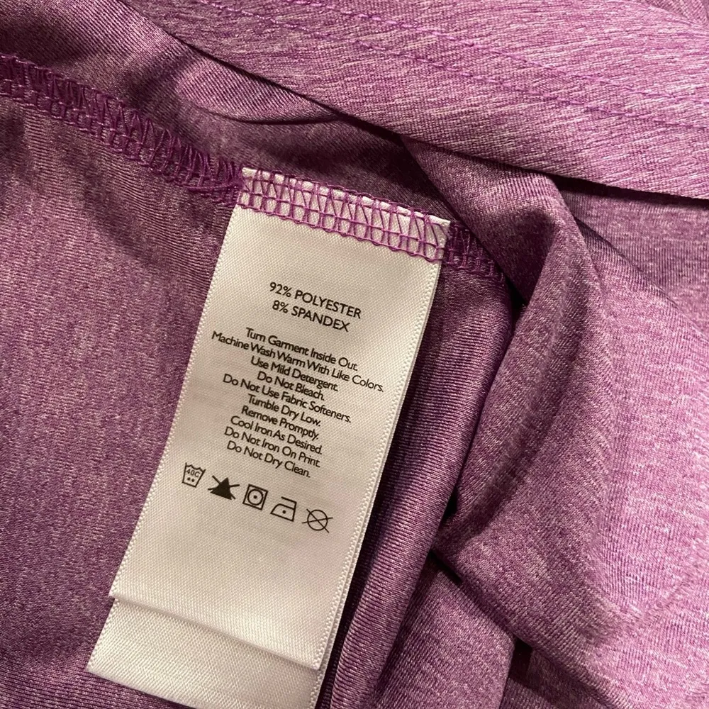 Eddie Bauer Relaxed Fit Purple Quick Dry Active Wear Long Sleeve Shirt Size M - Image 10