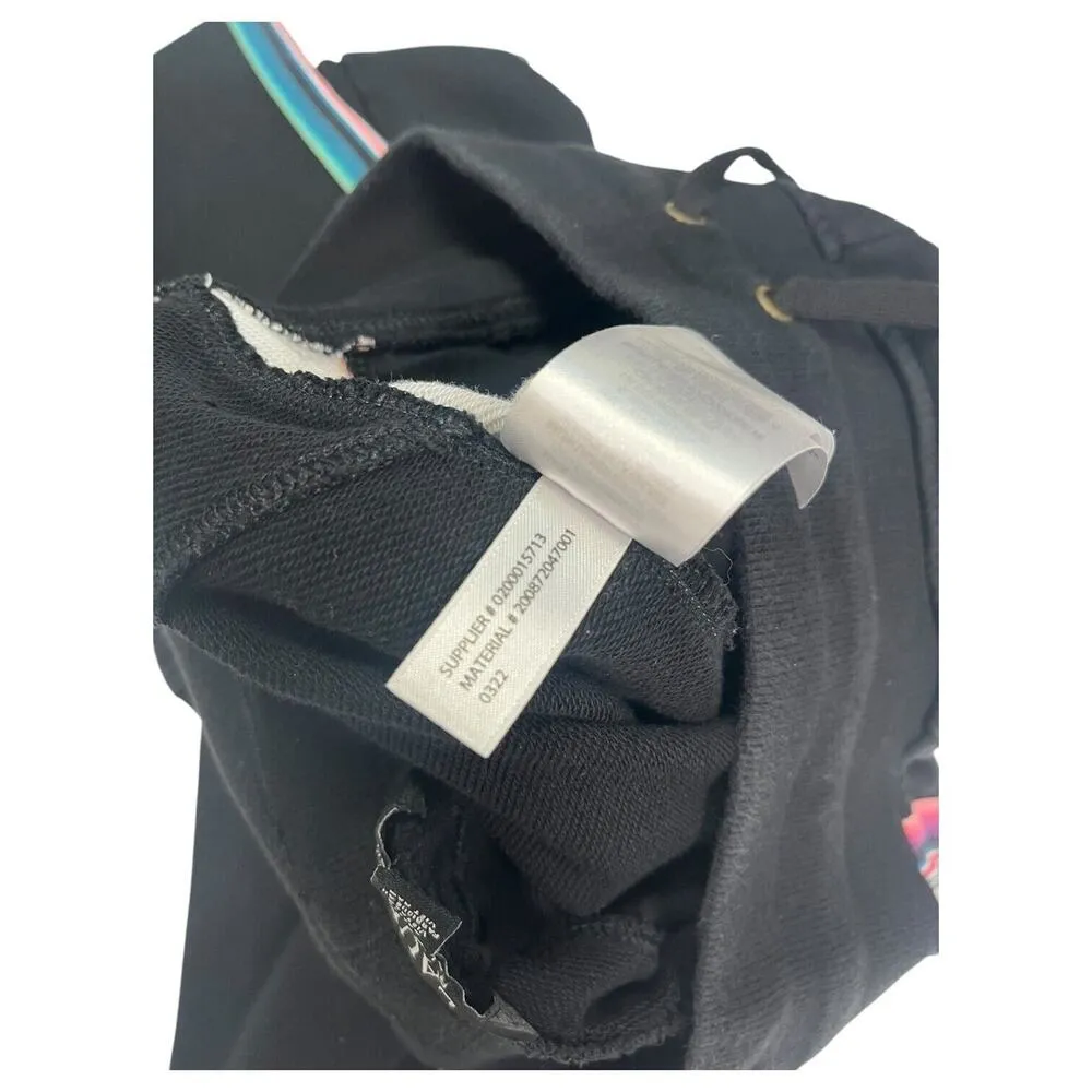 Lauren Ralph Lauren Joggers Womens Extra Small Black French Terry Logo LRL Size XS - Image 9