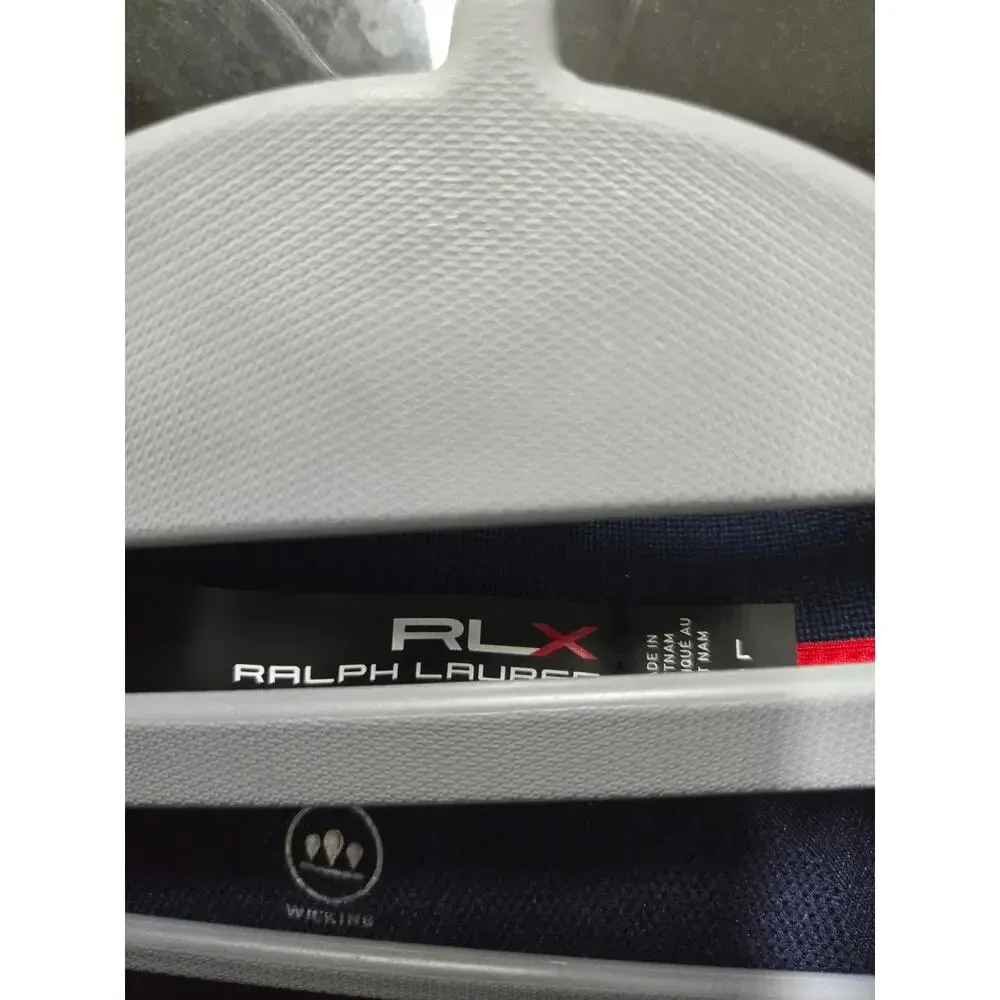Ralph Lauren RLX USA Ryder Cup Team Polo Shirt Women's L Blue Wicking - Image 2