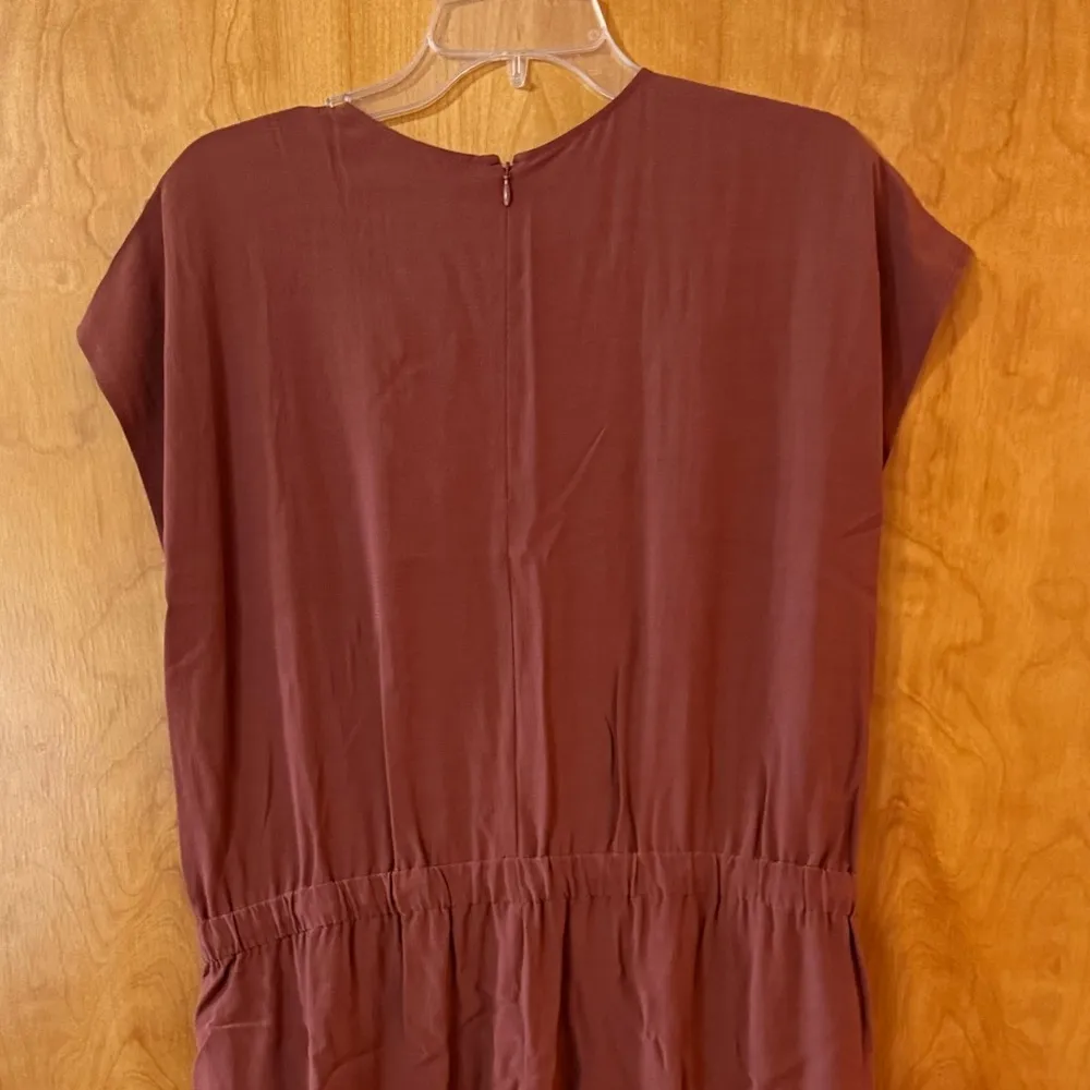 Eileen Fisher Wide Leg Jumpsuit Tencel Viscose Crepe NWT Petite Large MSRP $268 - Image 15