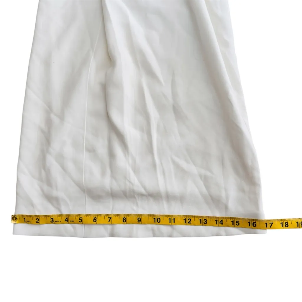 Alexander Wang off-white wide leg culottes with back buckle  EUC - Image 8