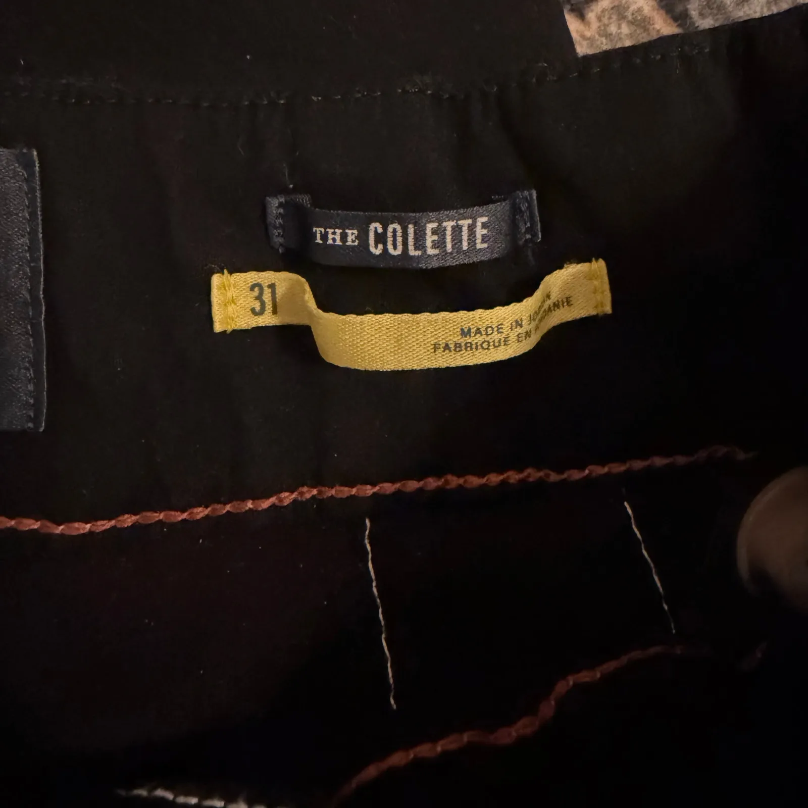 Maeve The Colette Wide Leg Crop Pant in Black Womens Size 31 Cotton Linen Blend - Image 11