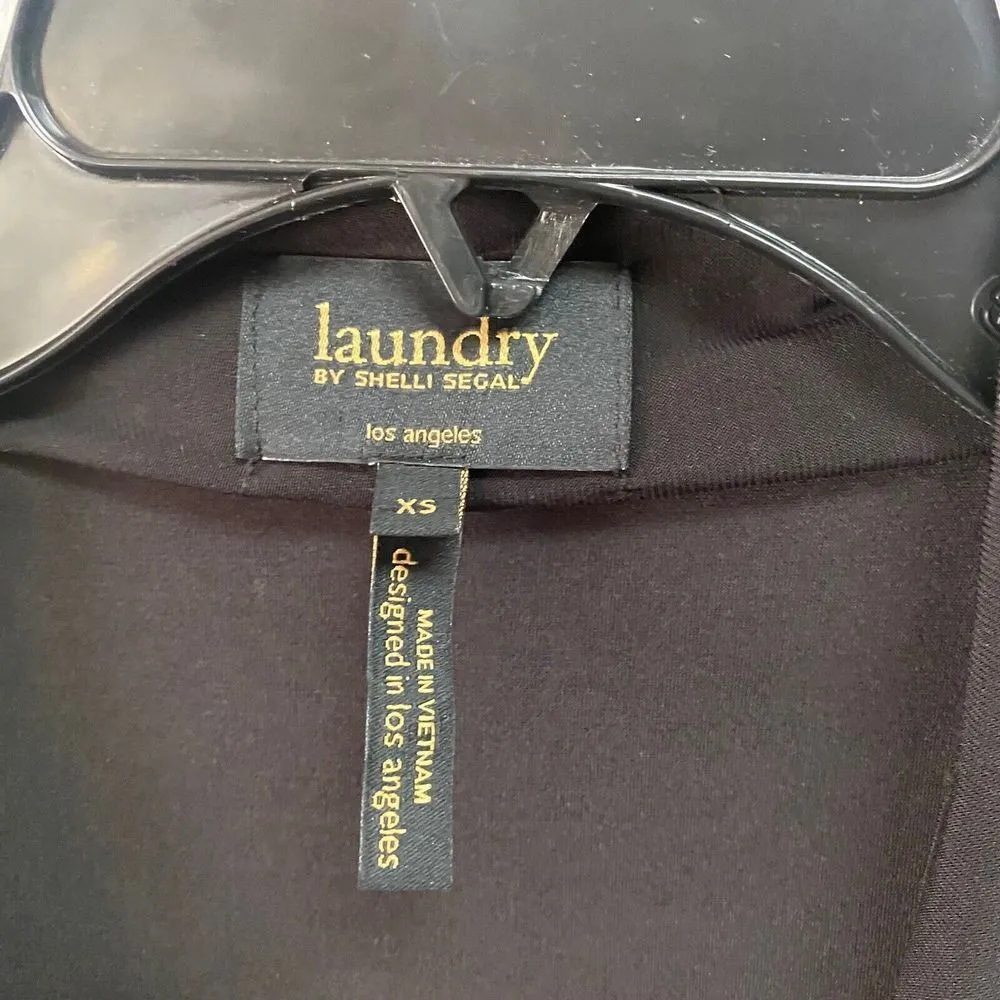 Laundry Shelli Segal Womens XS Casual Silhouette Ruched Sleeveless Midi Dress - Image 5