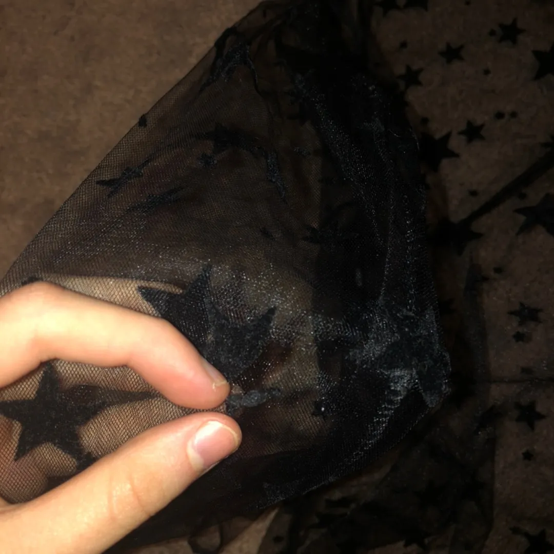 Mesh Star Top Black - Image 3