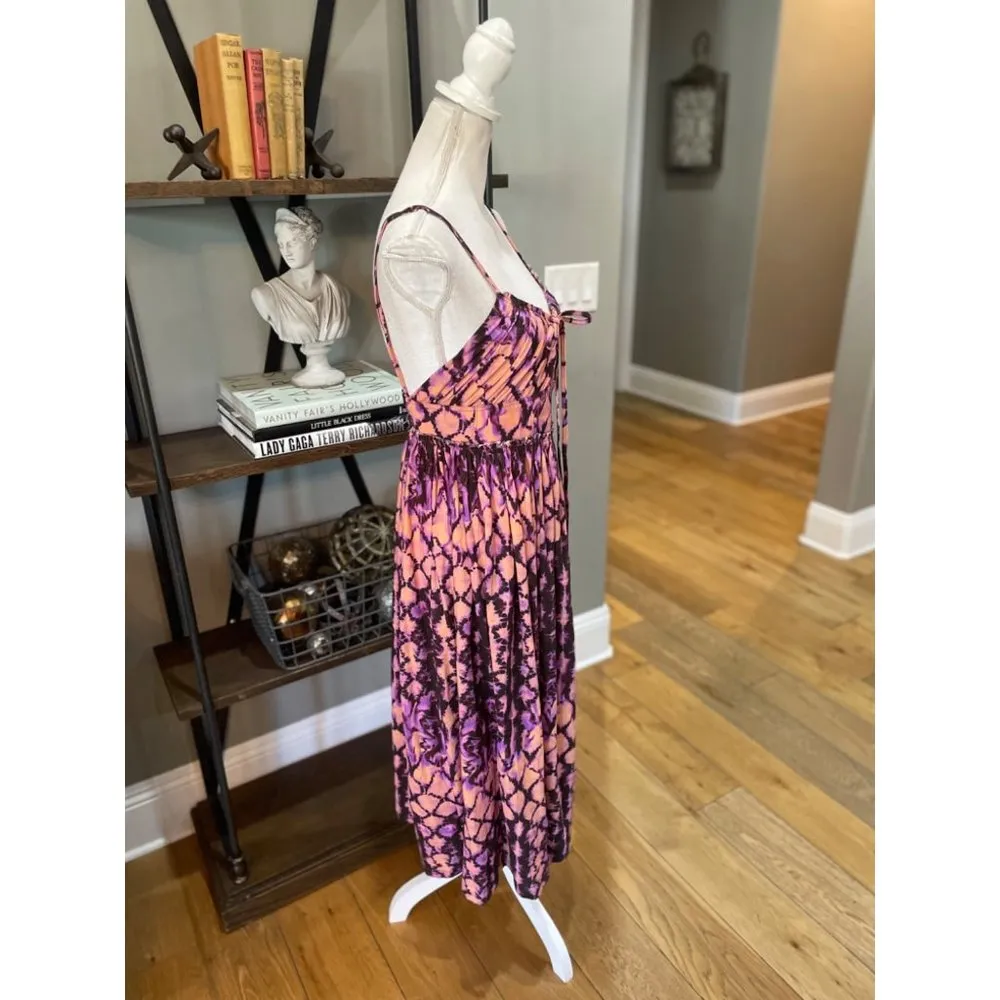 Ulla Johnson Freya Open Back Dress Bohemian Sundress Wisteria Womens 2 - Image 9