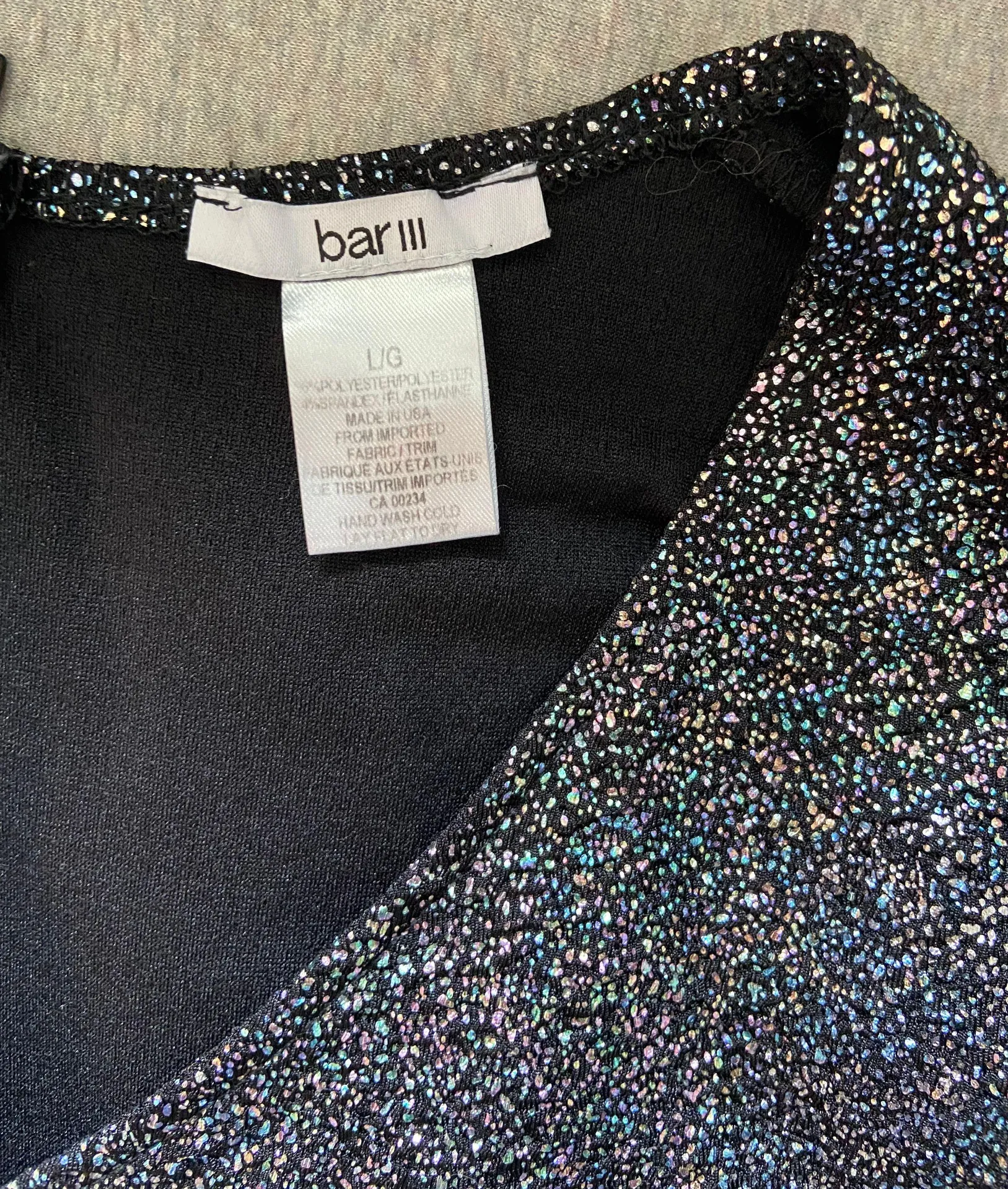 Bar III Sparkly Multi-Colored Dress - Image 4