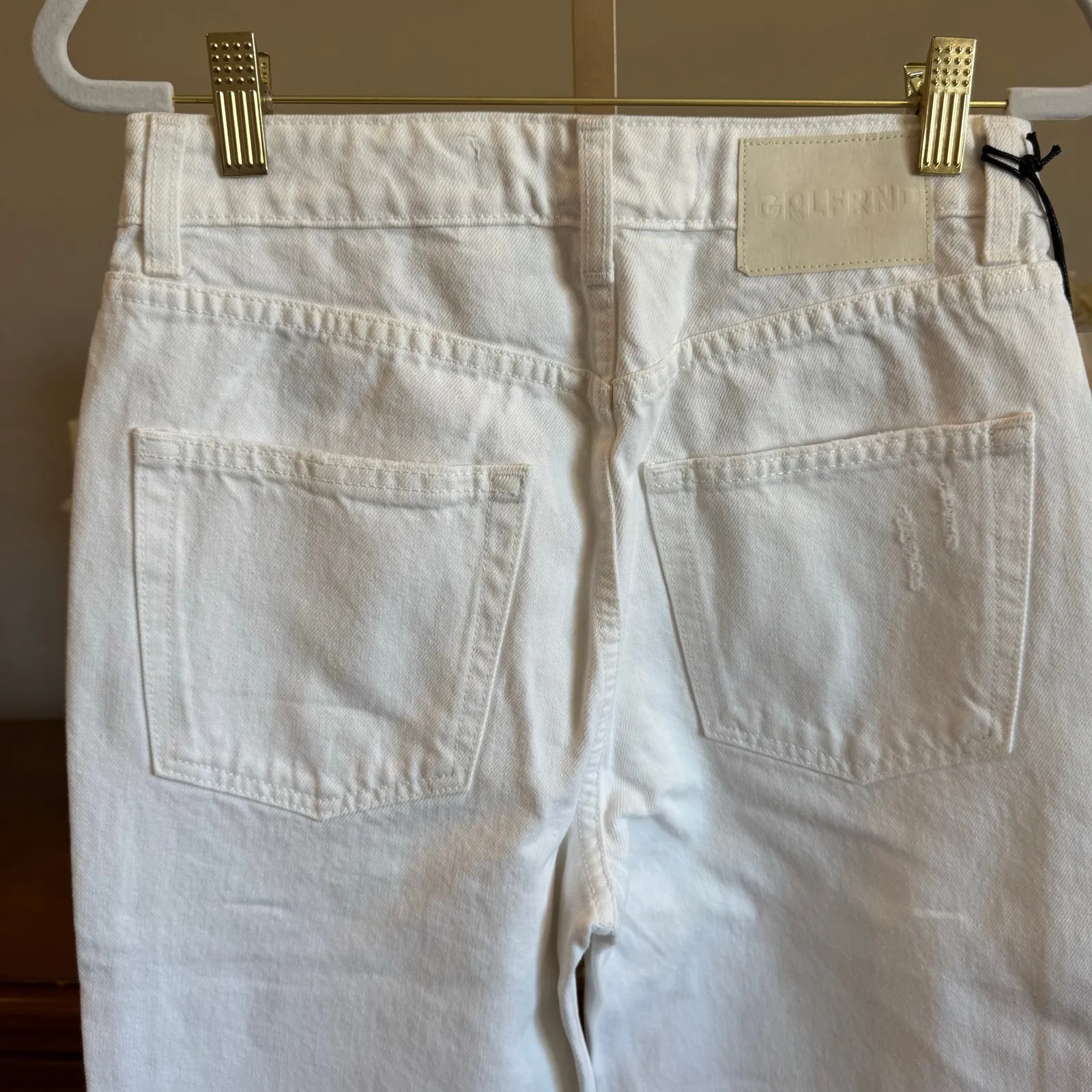 GRLFRND Karolina High Rise Straight Crop Jeans Brentwood NWT 25 - Image 8